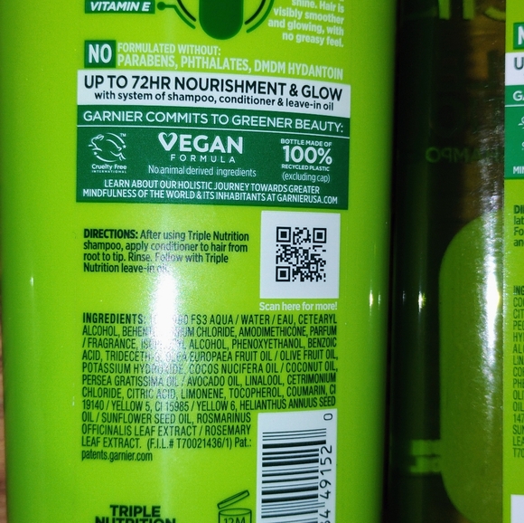 Fructis Triple Nutrition Shampoo And Conditioner Set - Picture 6 of 9